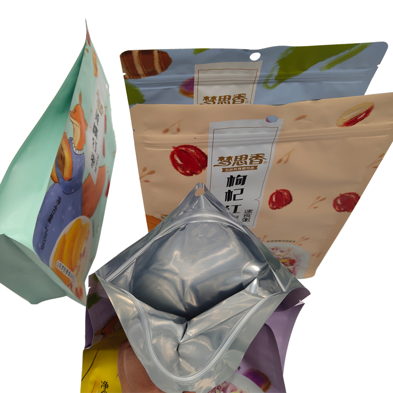Custom Food Grade Stand Up Pouch Plastic Packaging Bag for Snack Granola and More