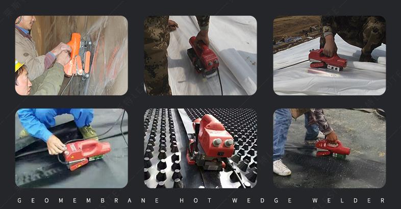 50/60Hz Frequency Geomembrane Welding Machine for Hot Wedge Welding of Plastic HDPE Liners