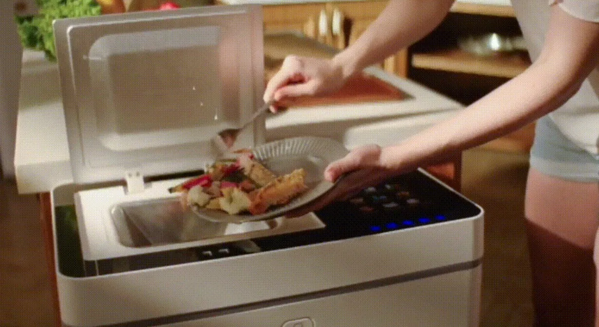 Smart Energy Saving Electric Countertop Compost Bin Kitchen Composter Machine