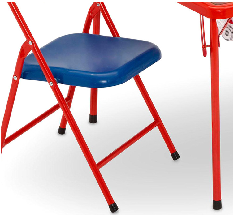Metal Kids Folding Table And Chairs Set Easy Removal Advantage Main Material Metal