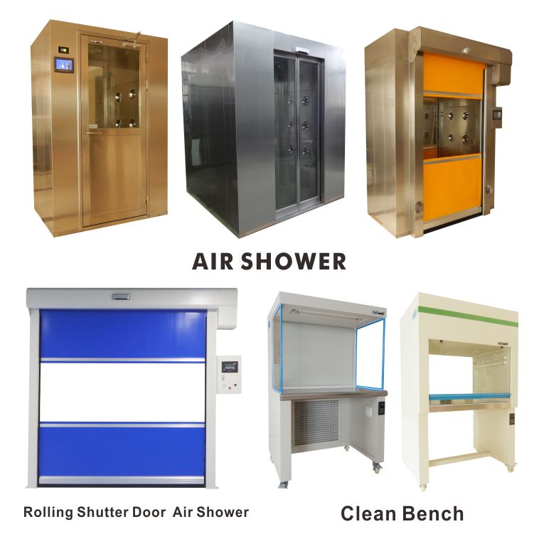 Laboratory Sterile PVX Medical Cleanroom FS209E Air Shower