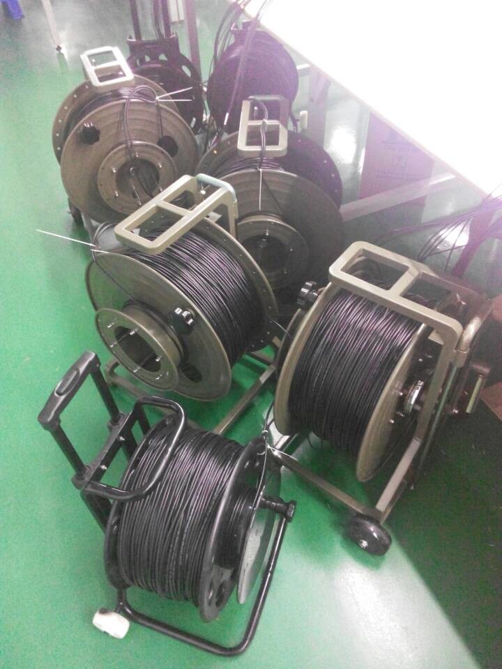 Portable Knapsack Fiber Optic Cable Reel Wit Wheels For LSZH TPU PE Cable