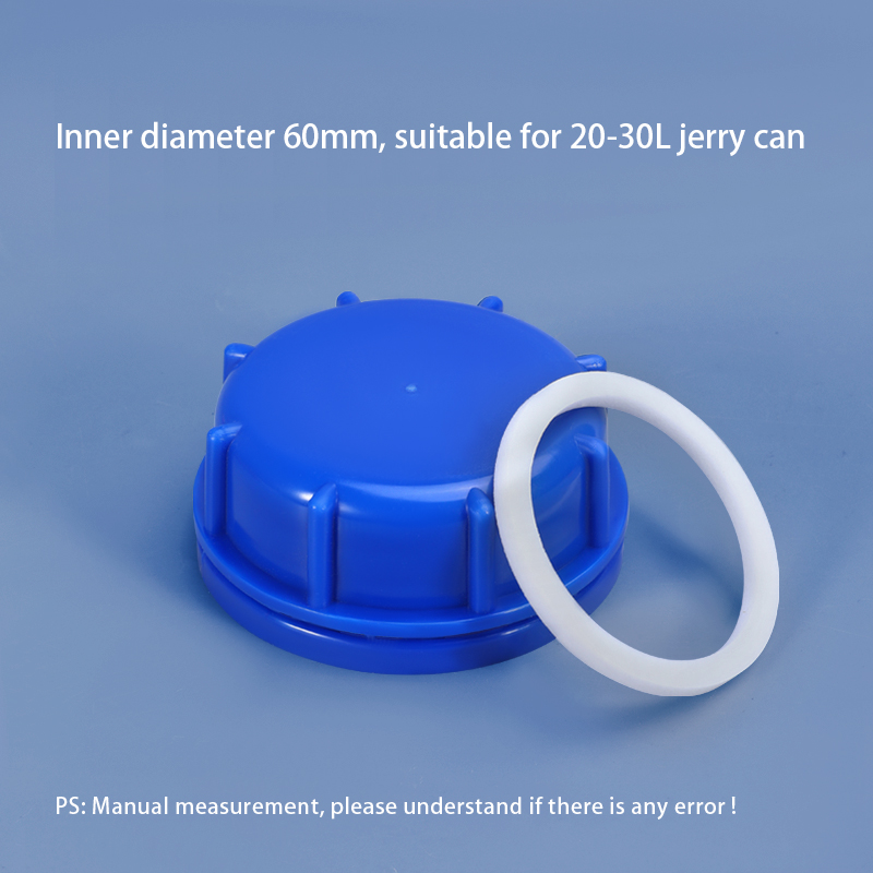 Professional IBC 60mm Plastic Lid Dust Cover With HDPE Gasket For 20-30L Jerry Can Made