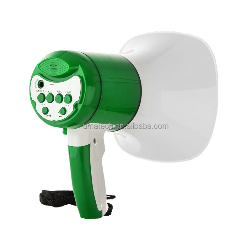 30W Square Horn Rechargeable Lithium Megaphone Battery Included NO Display Screen