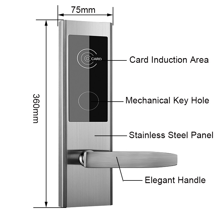 Temic Electronic Front Door Lock ANSI Electronic Door Locks