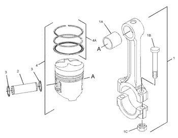 297-3080 Ring 2973080B Kit Piston .5Mm Engine 9T-8452 Cylinder Liner 9T8452 Piston