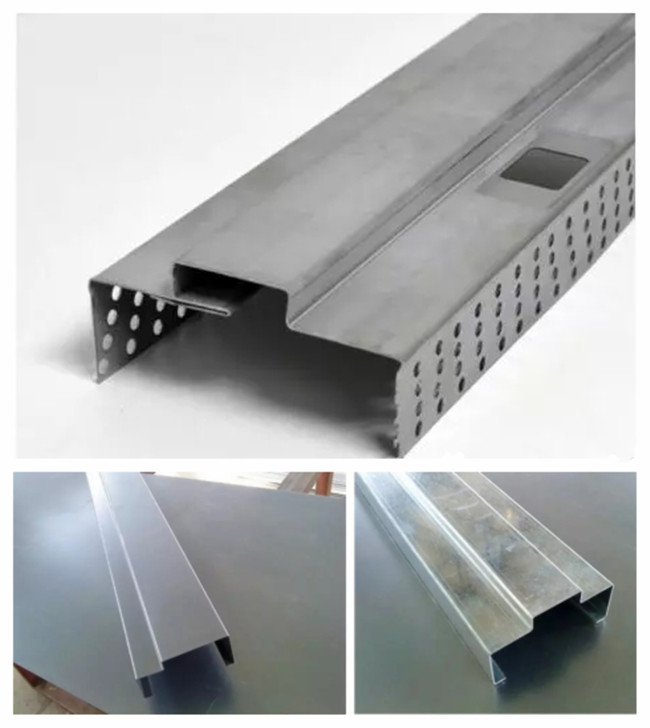 Hydraulic Post Cutting PPGI Steel Door Frame Manufacturing Machines Multi Model