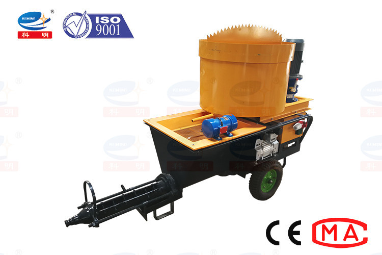 Mortar Spraying Wall Plastering Equipment Screw Type For Slurry Circulation