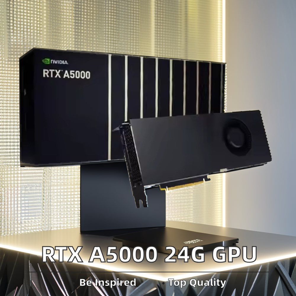 Gaming GPU RTX A5000 24G GDDR6 Gaming GPU Error-Correction Code (ECC) Desktop Graphics Card VGA Output Interface