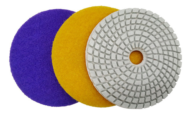 Thickness 3mm Resin Diamond Polishing Pad For Polishing 100mm 125mm