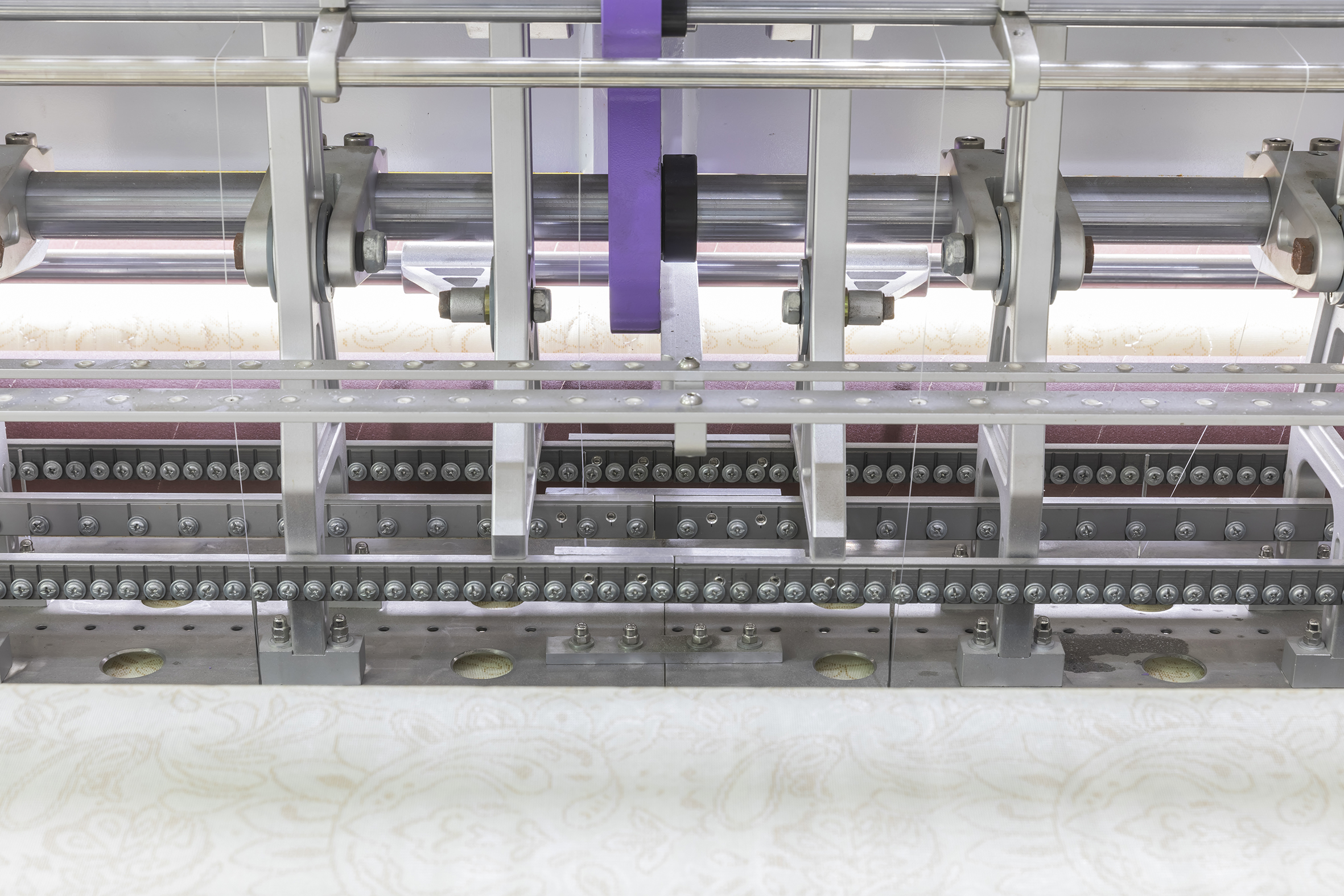 Multi Needle Automated Quilting Machine With Double Heads 330m / Hour