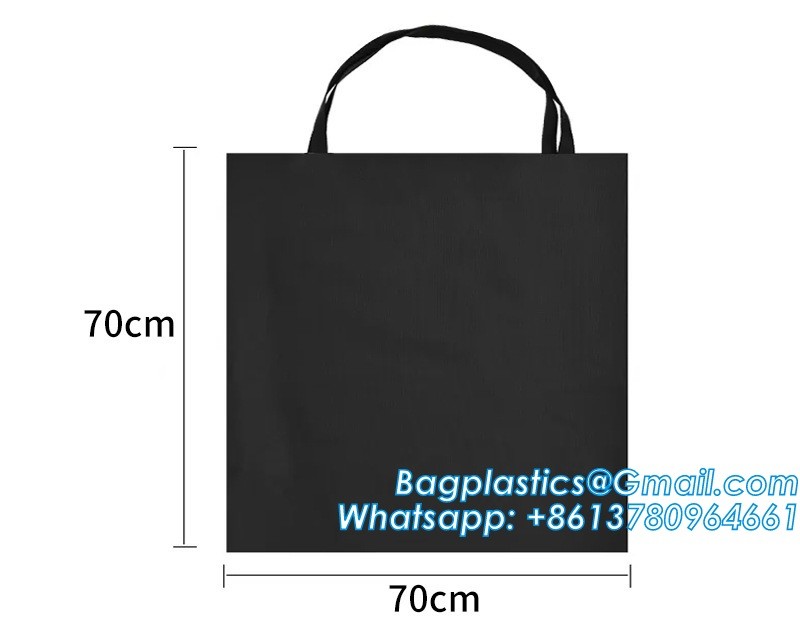 Extra Large Moving Bags, 4 Pack Heavy Duty Totes For Storage with Visible Window, Wrap Around Handles, Storage Bag