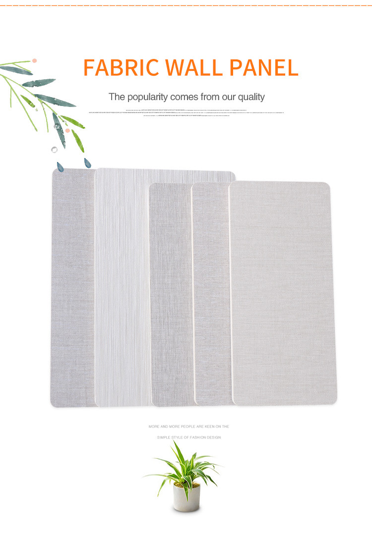 ISO9001 Interior Decoration Bamboo Charcoal Fabric Wood Veneer Panels