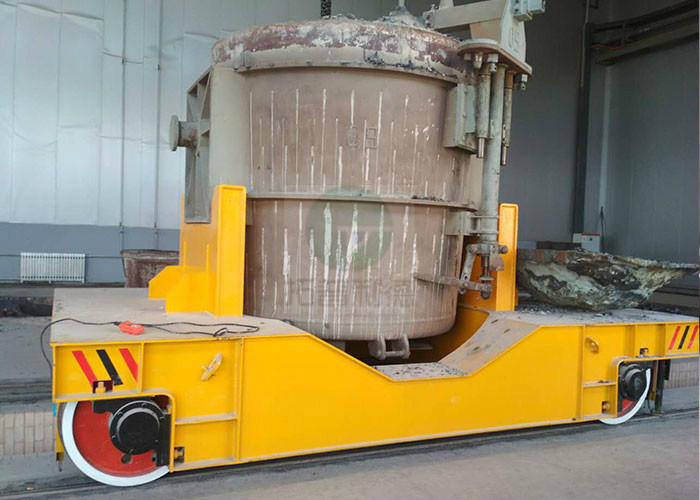 10T Bangladesh steel plant using electric rail cart powered by 36v low voltage