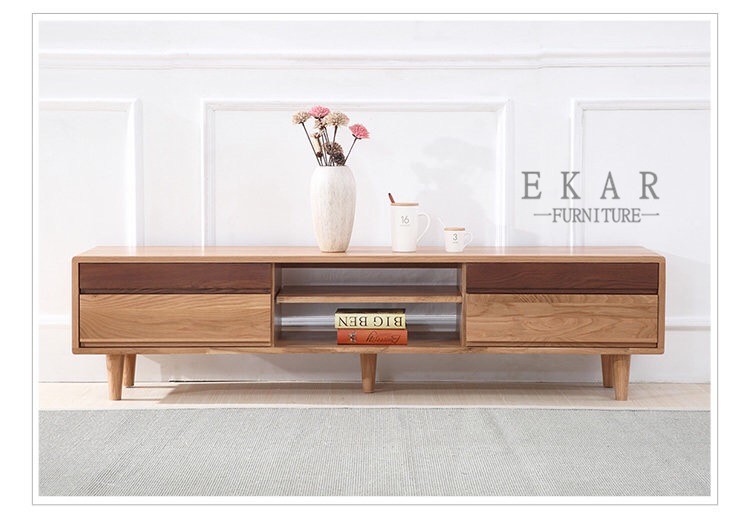 High Quality Wooden Furniture New Model TV Stand TV Showcase Images