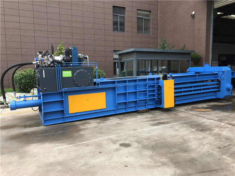 Plastic Horizontal Waste Straw Baler Compactor Machine