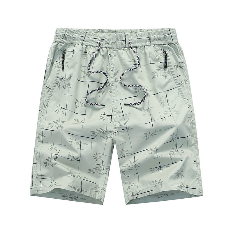 Summer men's casual stylish washed cotton beach pants