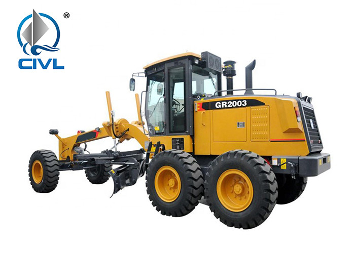 Custom D6114 ZG14B Motor Graders GR200 with ISO Certificate , 16T Payload