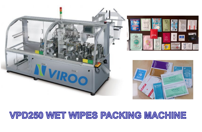 Horizontal Wet Tissue Making Machine / restaurant wet wipes production line