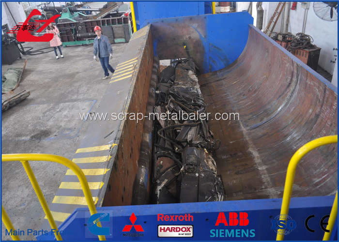 630Ton Hydraulic Heavy Metal Scrap Baler Shear Car Shearing Press CE ISO