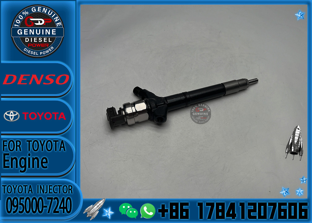 095000-7240 23670-0R010 23670-09200 Auto Diesel Fuel Injector Nozzle 0950007240 for Toyota Avensis / Verso 2.2 d 7240