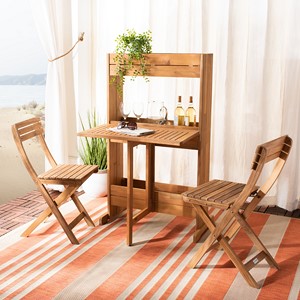 outdoor dining bar set