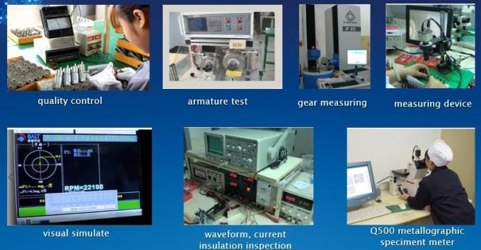 Quality Control for brushless motors