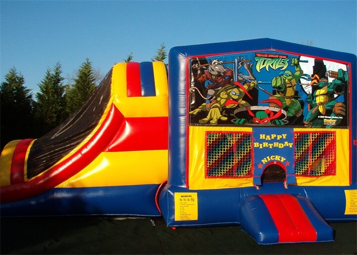 Durable Commercial Bounce House Obstacle Course For Adult Inflatable Games