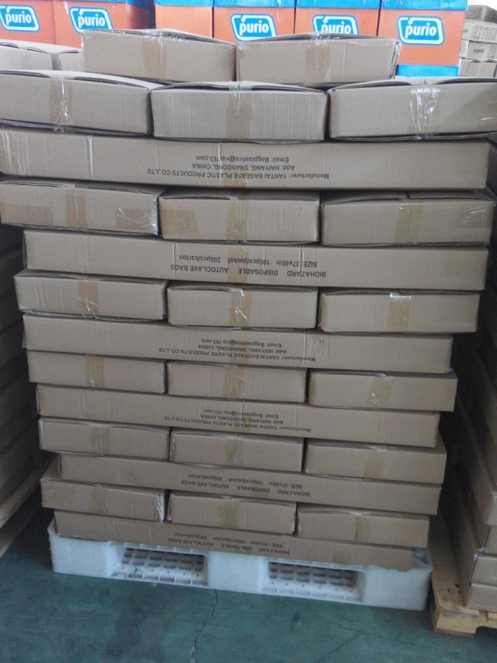 PE packing bag for Asbestos fibers, large size thicker LDPE asbestos remove bags, Large Asbestos Waste Removal Bags, pac