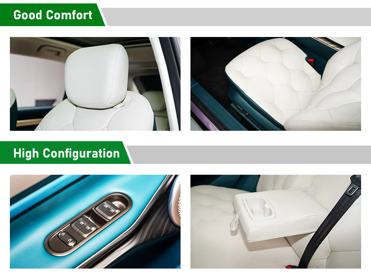 Max. Speed 150km/h Wuling Baojun Cloud Electric Cars with 460km Range and Lithium Iron Phosphate Battery