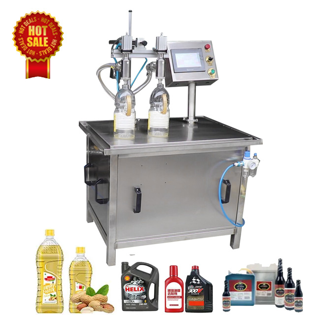 FKF602 1000-5000ml Pneumatic Volumetric Filling Machine for Oil Water Juice Honey Soap