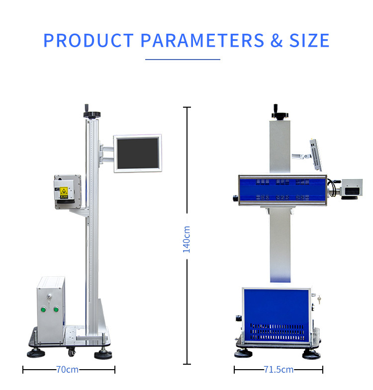 Clefine Operational System Sundor Fiber Flying Laser Marking Machine High Speed