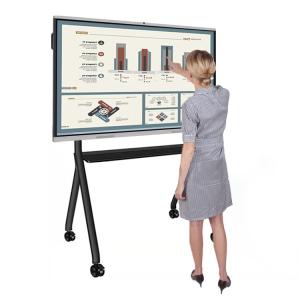 Buy cheap Black Touch Screen Interactive Whiteboard , 4k Multi Touch Smart Board product