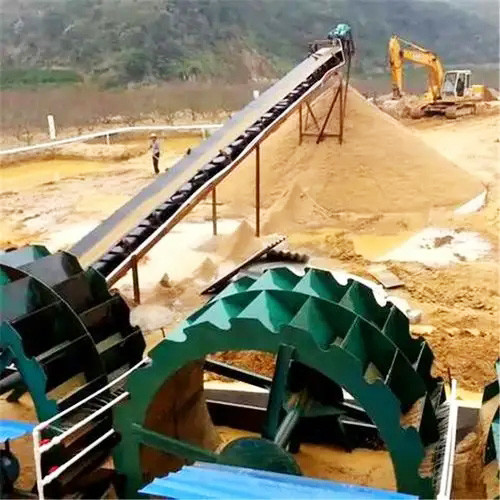 Wheel Bucket Sand Screening Washing Machine Mini Sand Washing Machine