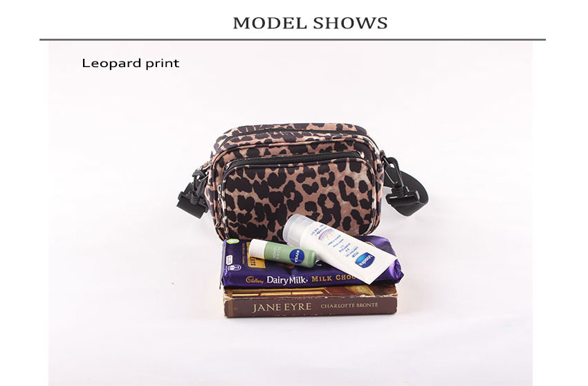 Waterproof Women Zippered Polyester Crossbody Bag