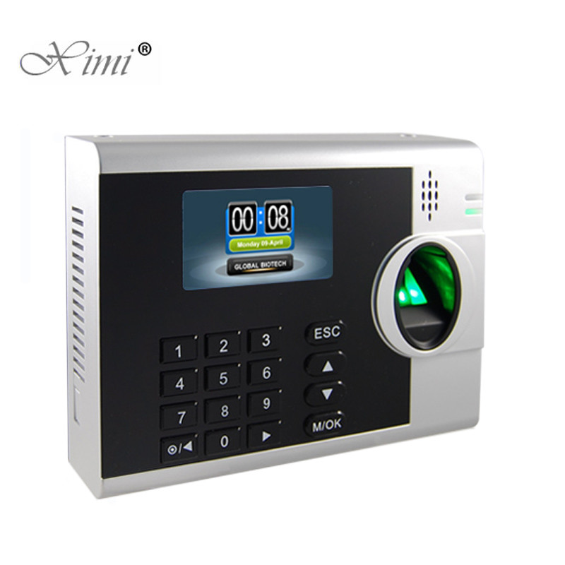 XM218 TCP/IP Internet Adms Remote Control Biometric Fingerprint Time And Attendance With Printer Function