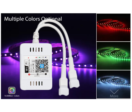 RF Wireless Pixel LED Strip Smart Controller With Wifi APP Control