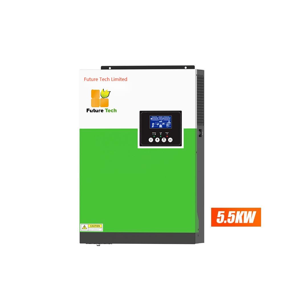 Home Use 5.5KW Off Grid solar system 220/230V Solar Inverter with green