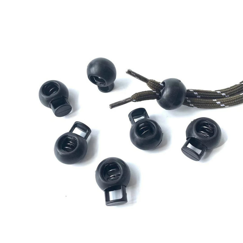 High quality Nylon Cord ender spring Rope toggle plastic stopper in colors for garment