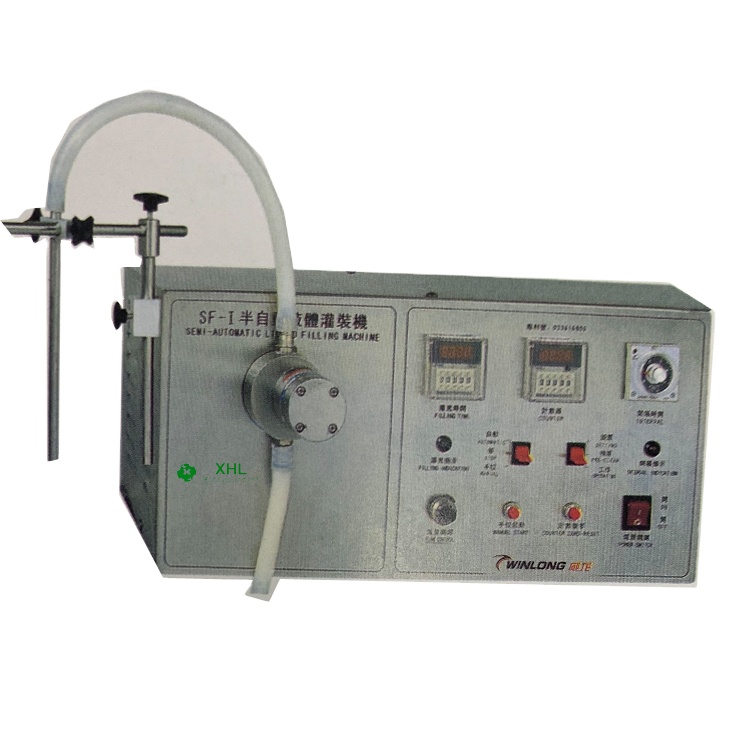 380W 23KG Semi Auto Bottle Filling Machine For Square Bottle