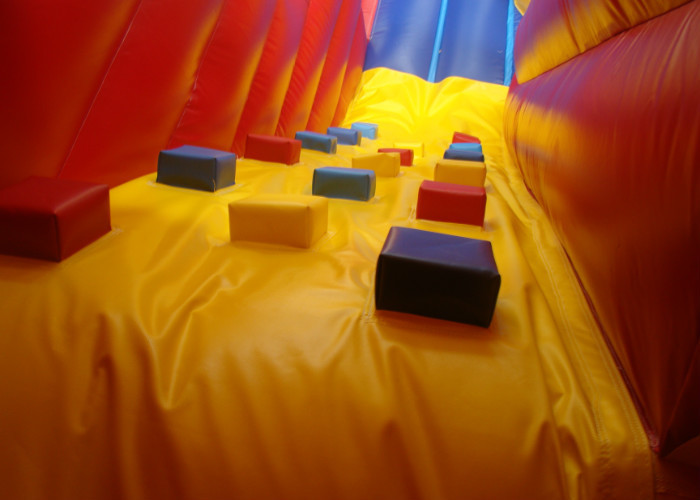 Manufacturer Inflatable Pirate Ship Bouncy House With Slide Inflatable Obstacle Course