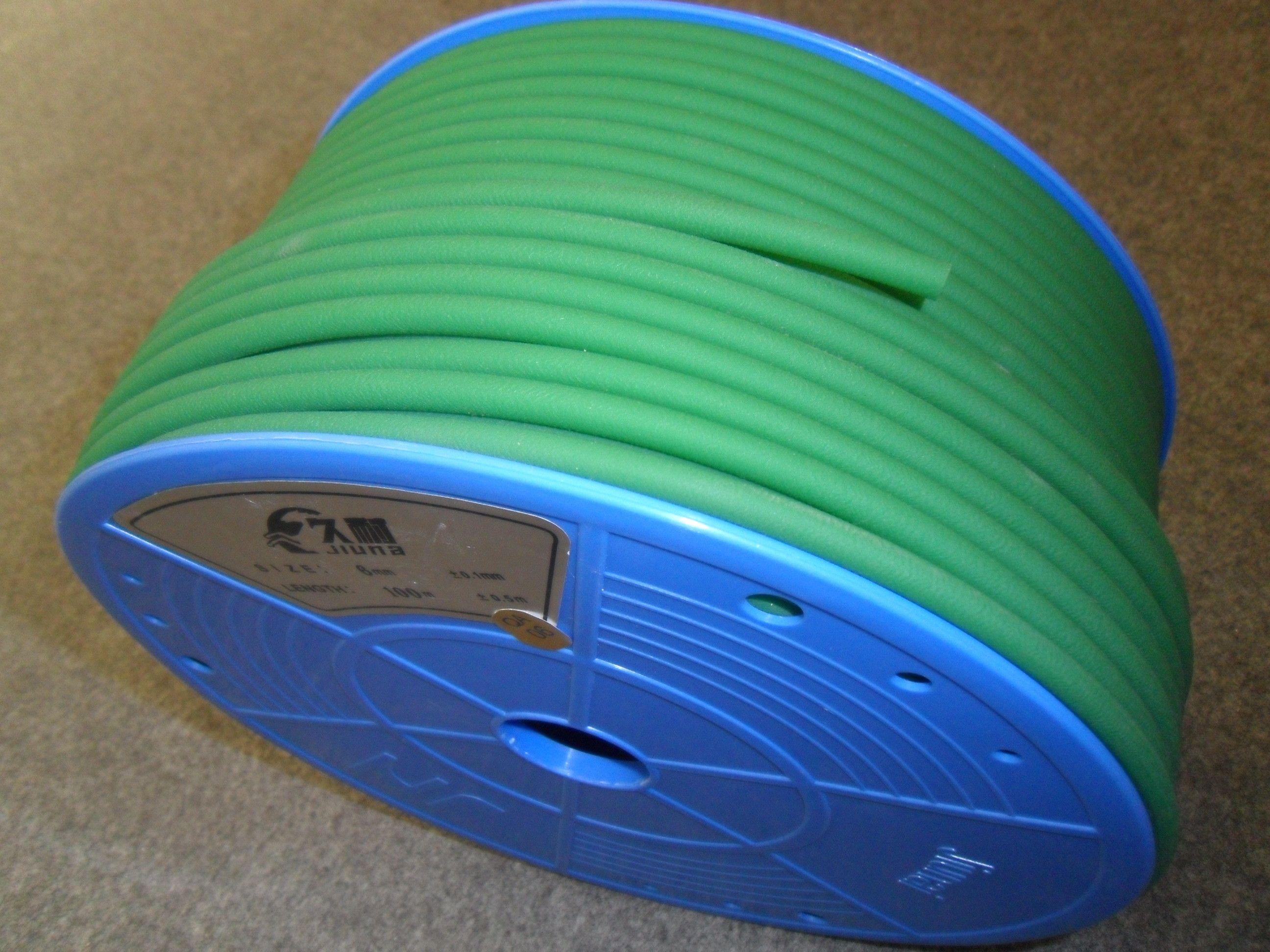 Any Color 2mm-20mm Diameter Polyurethane Rough Round Belt For Transmission