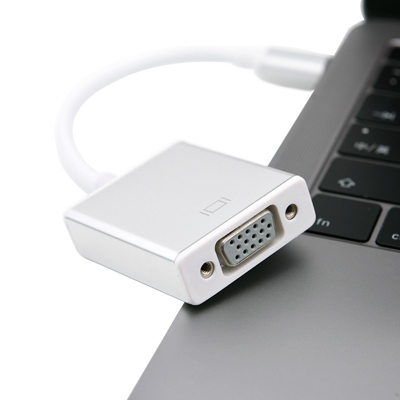 Kico USB 3.1 Type C To VGA Converter Type-C To HDTV Adapter Cable Male To Female Full HD 1080P for Macbook