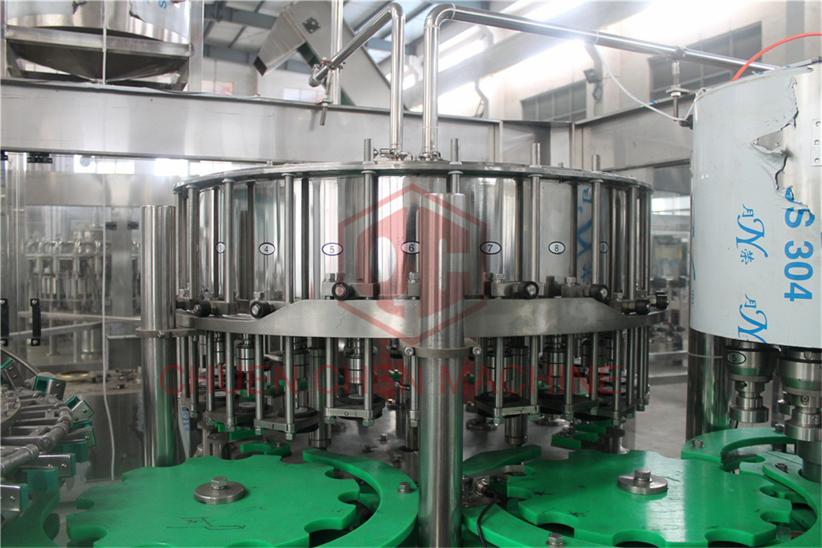 Fruit Juice Glass Bottle Filling Machine With PLC Control Precision Filling Level