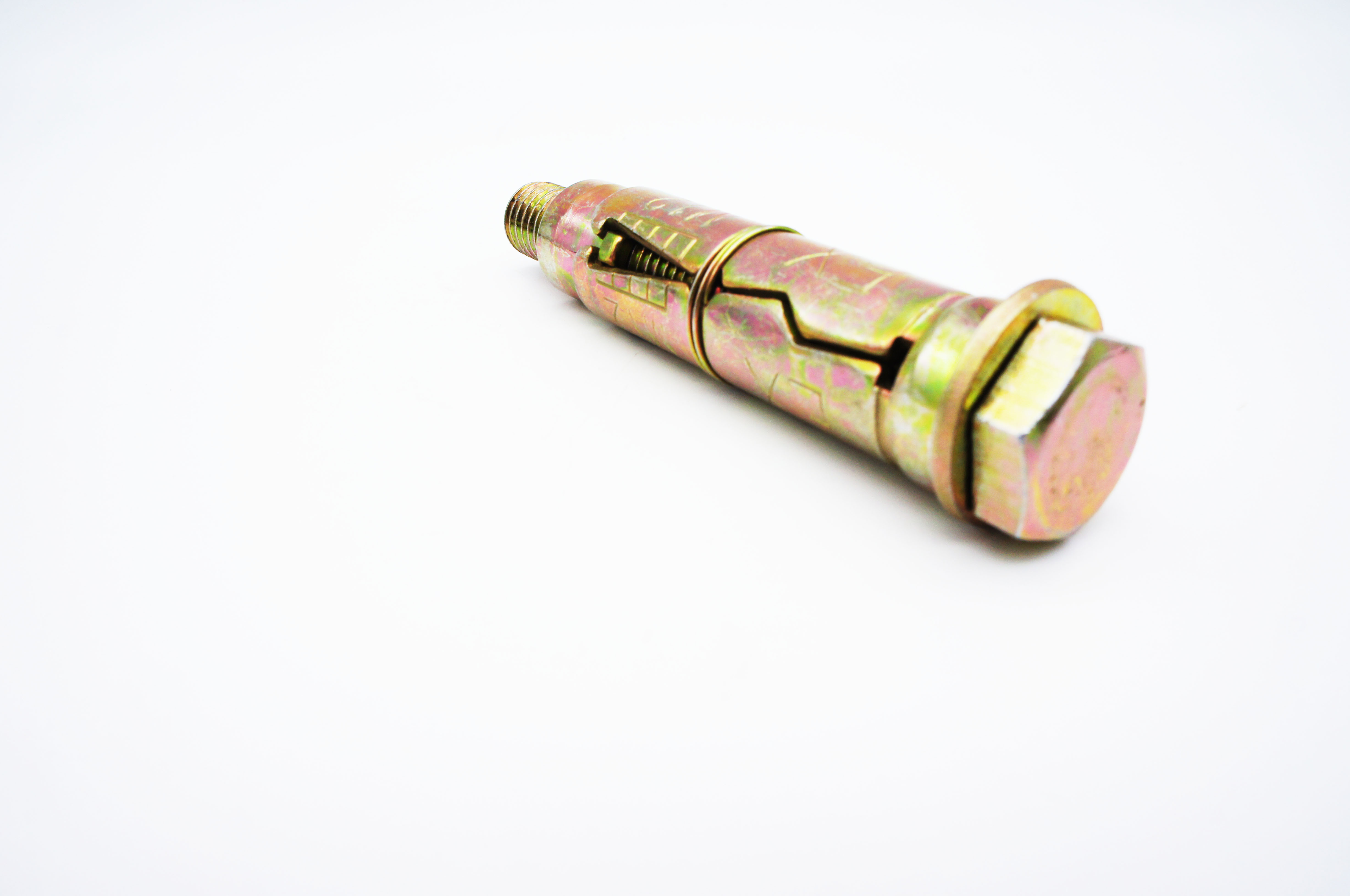 China Manufacturing DIN Standard Zinc Metric fix anchor bolt class 4.8 6.8 8.8