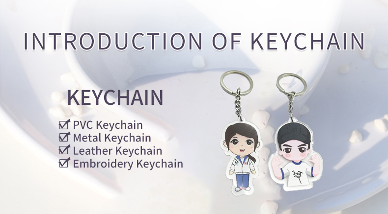 Genuine Leather Key Fob Customized Souvenir Enamel Personalised Keychain