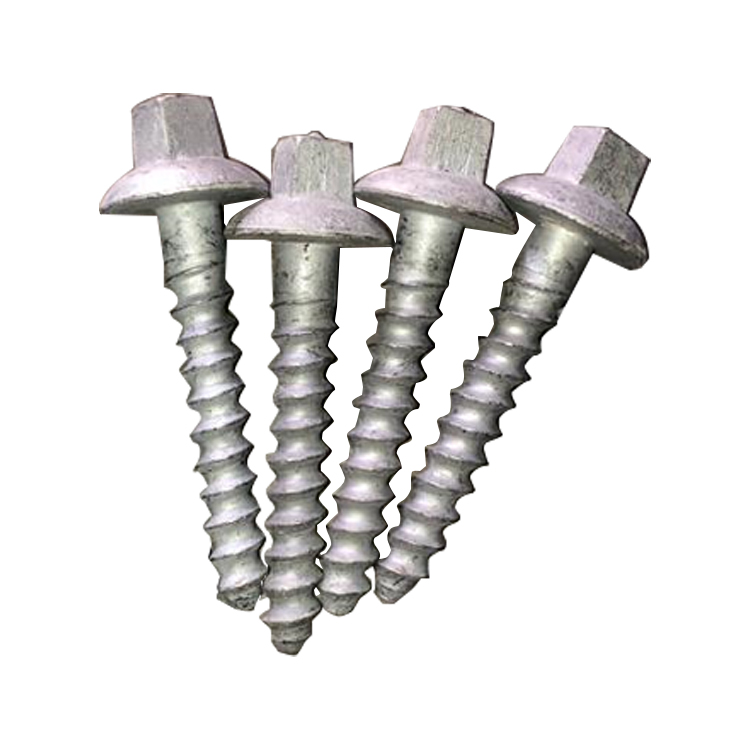 Building Self Drilling Dacromet Concrete Screw Bolt Anchor Heavy Duty Hex Head Self Drilling Concrete Screw Anchor