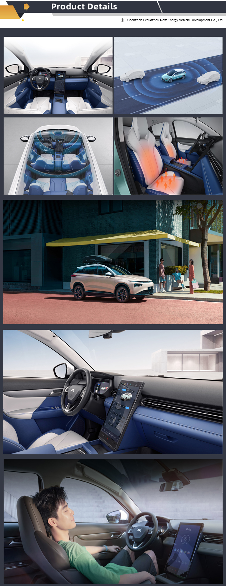 Stylish Xiao Peng G3i 2022 Electric SUV with ACC Cruise Control and 0.33 Charging Time
