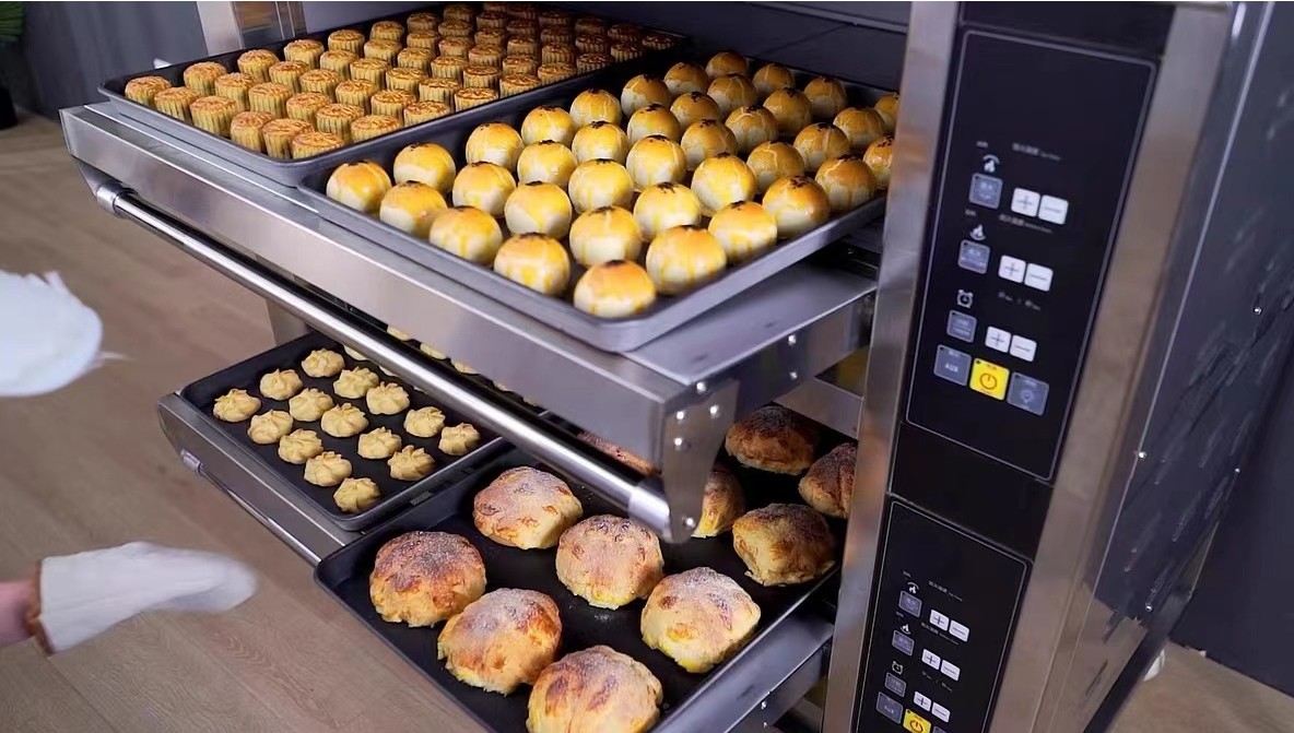 50-300C Temperature Control System Commercial Bakery Oven for Baking Food Production