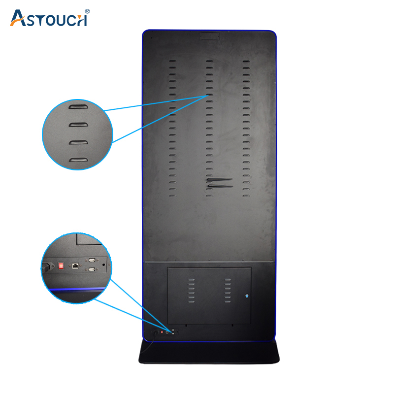 2K / 4K Digital Signage Displays Kiosk 65 Inch Lcd Display OEM